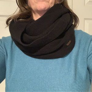 Black Calvin Klein Infinity Sweater Scarf